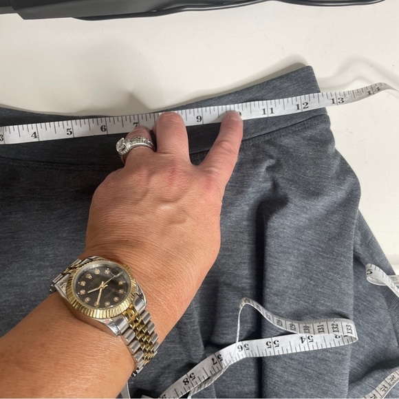 The Children's Place Girl Skater Skirt Skort Heather Gray Blue Sz L 10-12 - Picture 5 of 7